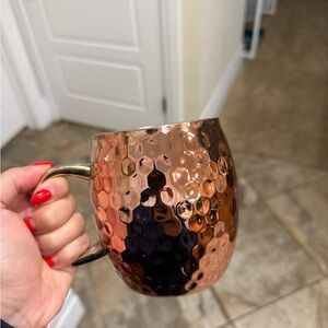 Copper Hammered Mug